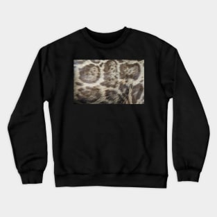 Neofelis nebulosa, clouded leopard fur abstract photo Crewneck Sweatshirt